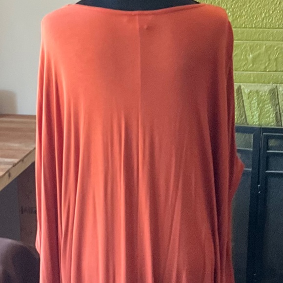 The Mogan Orange Draped Caftan - size L - Picture 2 of 2